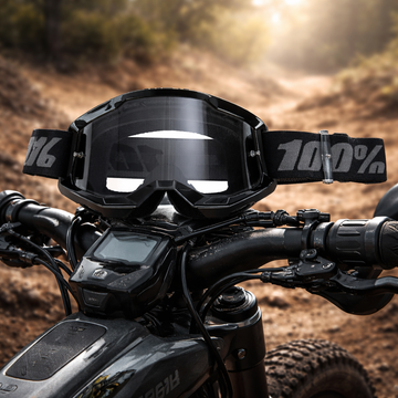 Motocross- & E-Bike Schutzbrille – Klare Sicht, stoßfestes Glas, Offroad geeignet